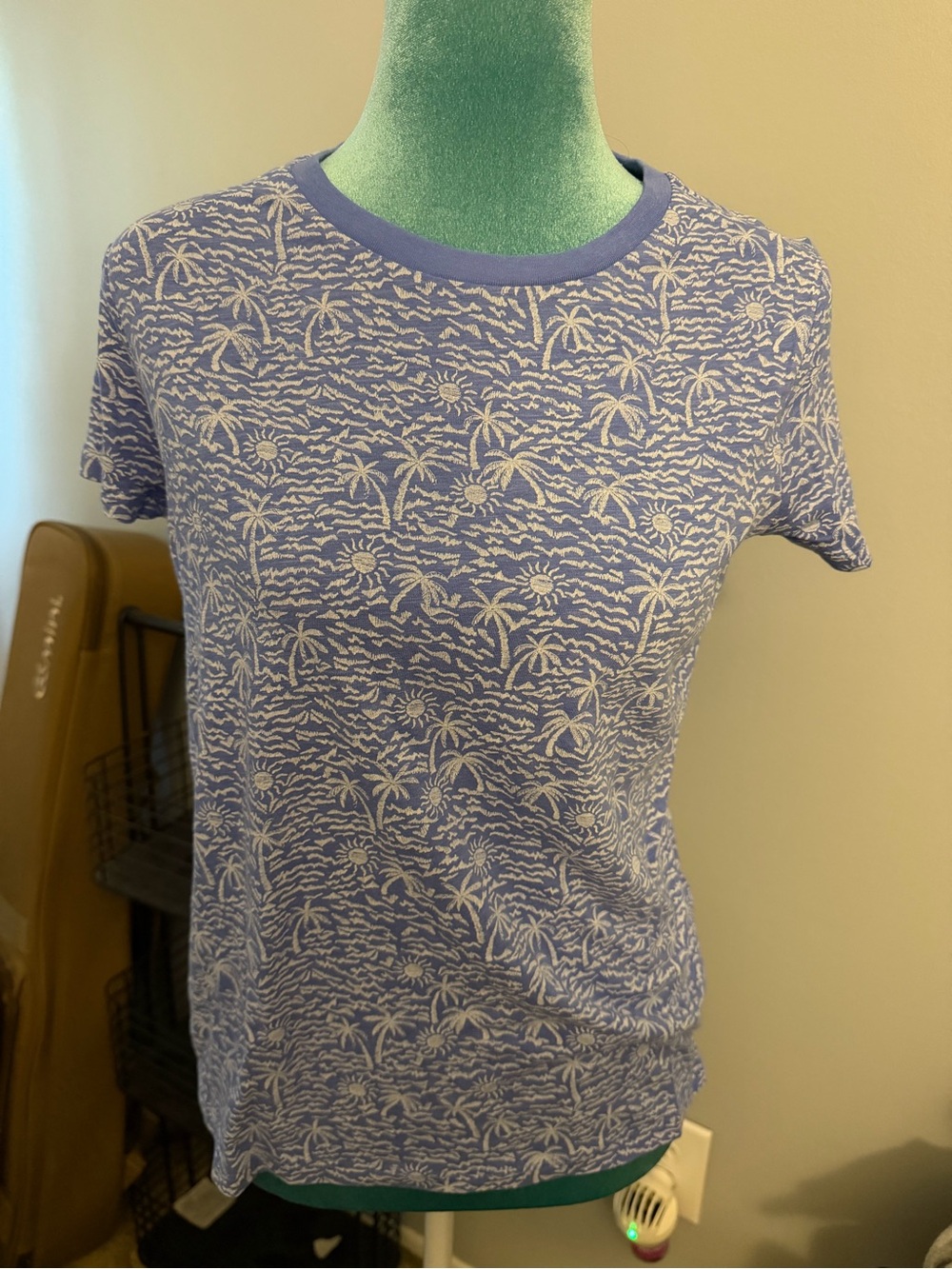 Marine Layer Blue Crew Neck Tee